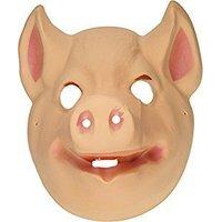 Plastic Mask Child - Pig Animals Masks Eyemasks & Disguises For Masquerade