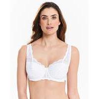 playtex flower lace padded balcony bra