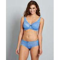 playtex flower lace wired blue bra