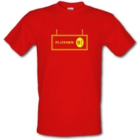 Platform Nine And Three Quarters male t-shirt.