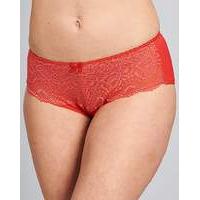 playtex flower lace red briefs