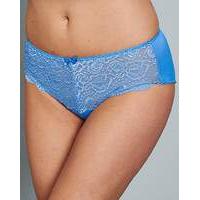 Playtex Flower Lace Blue Briefs