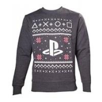 Playstation Mens Logo X-Large Christmas Jumper