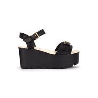 Platform Buckle Sandal - Size: UK 7