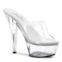 Pleaser Shoes Kiss-201 Clear