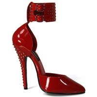 Pleaser Shoes Domina-414 Red Patent