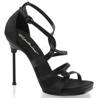 Pleaser Fabulicious Shoes Chic-46 Black Sandals