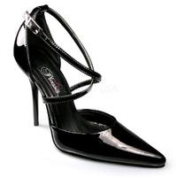 Pleaser Shoes Milan-42 Black Patent