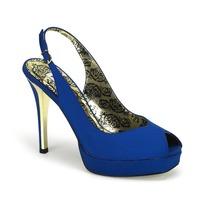 Pleaser Shoes Peony-03 Blue