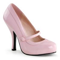 Pleaser PinUp Couture Cutiepie-02 Baby Pink Mary Jane Court Shoes