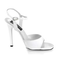 Pleaser Fabulicious Shoes Gala-09 White Patent