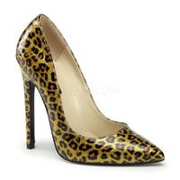 pleaser shoes sexy 20 gold cheetah