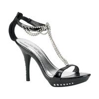 pleaser shoes monet 15 black sandals