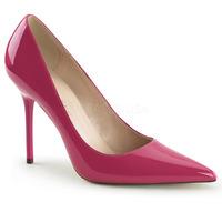 Pleaser Shoes Classique-20 Hot Pink Pointed Toe Stiletto Heels Court Shoes