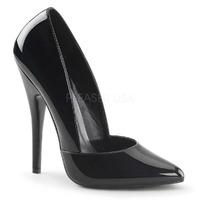 Pleaser Shoes Domina-423 Black Patent