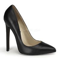 Pleaser Shoes Sexy-20 Black Leather
