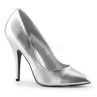 pleaser shoes seduce 420 silver