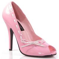 Pleaser Shoes Seduce-219 Pink Patent