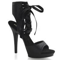 Pleaser Fabulicious Shoes Lip-194 Lace-Up Ankle High Sandals