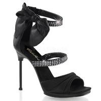 Pleaser Fabulicious Shoes Chic-48 Ankle Strap With Ribbon Bow