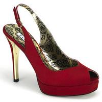 Pleaser Shoes Peony-03 Red