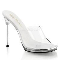 Pleaser Fabulicious Shoes Chic-01 Slip-on Clear Mules