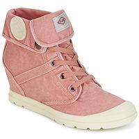 pldm by palladium ecuador womens shoes high top trainers in pink