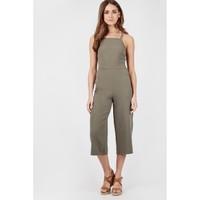 PLAIN CULOTTE JUMPSUIT