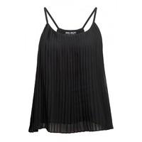 PLEATED CHIFFON VEST