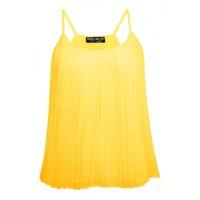 PLEATED CHIFFON VEST