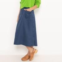 plain full maxi skirt