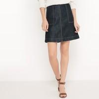 Plain Straight Short Skirt