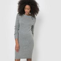 Plain Jumper Dress, 50% Wool