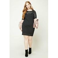 Plus Size Shadow Stripe Dress