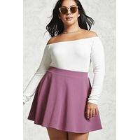 plus size skater skirt