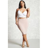 plus size midi skirt