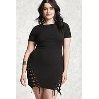 Plus Size Ribbed Knit Dress