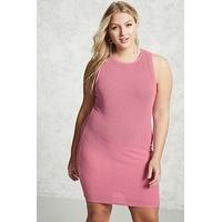 plus size open mesh dress