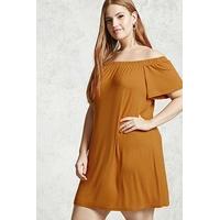 Plus Size Flared Mini Dress