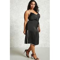 plus size satin cami dress