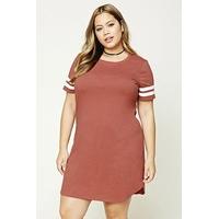 Plus Size Varsity T-Shirt Dress