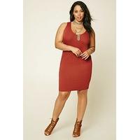 Plus Size Ribbed T-Shirt Dress