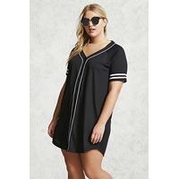 Plus Size Varsity T-Shirt Dress