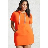 Plus Size Hooded Dress