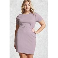 Plus Size Ribbed T-Shirt Dress