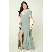 Plus Size Maxi Skort Playsuit