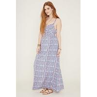 plus size abstract maxi dress