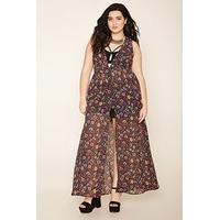 Plus Size Floral Maxi Dress