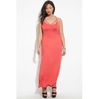 plus size cami maxi dress