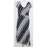 Planet, size 12, monochrome silk striped dress